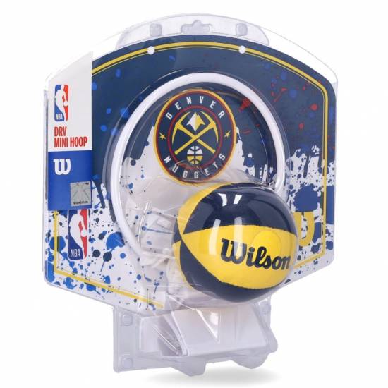 Міні-щит баскетбольний Wilson NBA Team Mini Hoop Denver Nuggets (WTBA1302DEN)