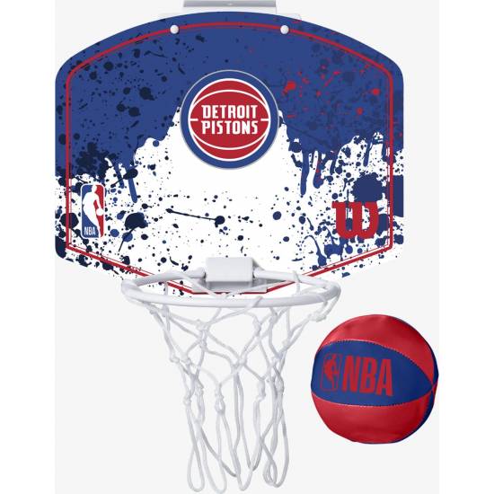 Міні-щит баскетбольний Wilson NBA Team Mini Hoop Detroit Pistons (WTBA1302DET)
