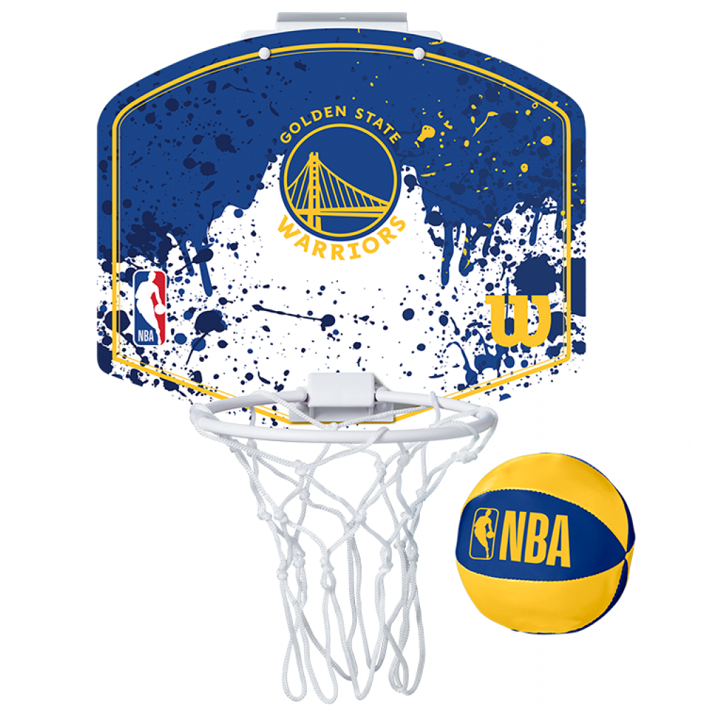 Міні-щит баскетбольний Wilson NBA Team Mini Hoop Golden State Warriors (WTBA1302GOL)