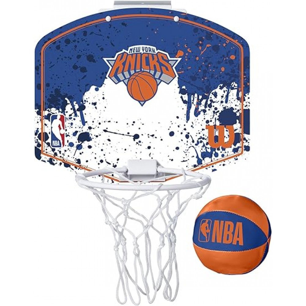 Міні-щит баскетбольний Wilson NBA Team Mini Hoop New York Knicks (WTBA1302NYK)