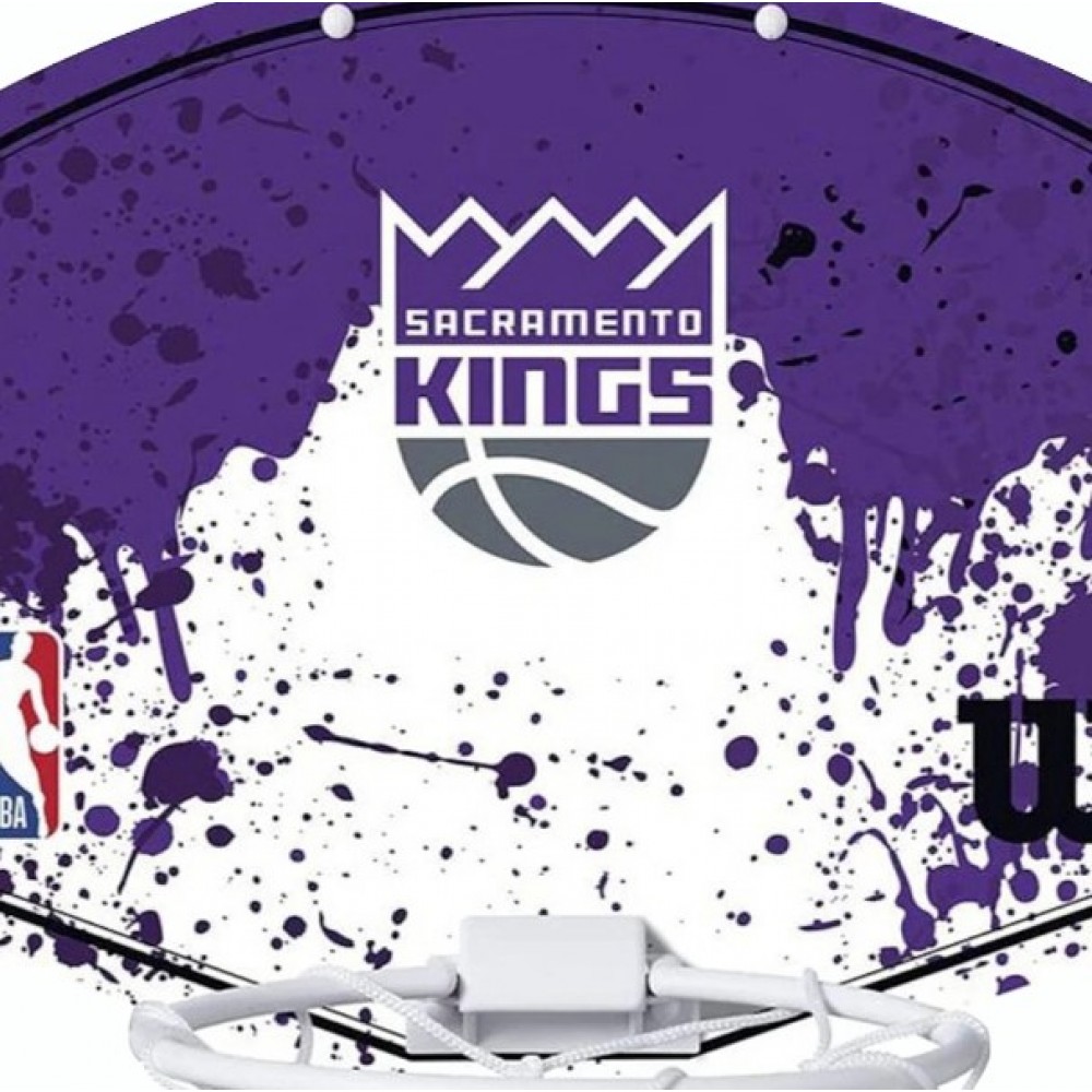 Міні-щит баскетбольний Wilson NBA Team Mini Hoop Sacramento Kings (WTBA1302SAC)