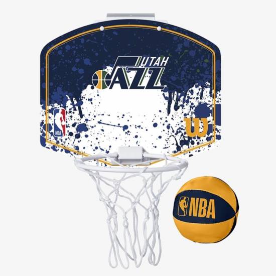 Міні-щит баскетбольний Wilson NBA Team Mini Hoop Utah Jazz Team (WTBA1302UTA)
