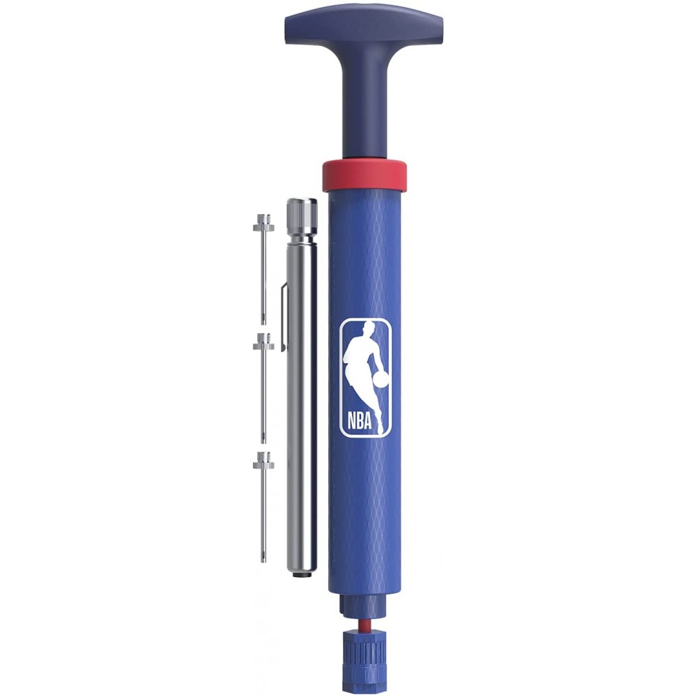 Насос Wilson NBA DRV Pump Kit ручної двосторонній для спортивних м'ячів (WTBA4003NBA)