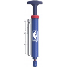 Насос Wilson NBA DRV Pump Kit ручної двосторонній для спортивних м'ячів (WTBA4003NBA)