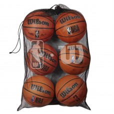 Сумка-сітка для баскетбольних м'ячів Wilson 6 Ball Mesh Basketball Bag (WTBA70030)