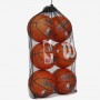 Сумка-сітка для баскетбольних м'ячів Wilson 6 Ball Mesh Basketball Bag (WTBA70030) Сумка-сітка для баскетбольних м'ячів Wilson 6 Ball Mesh Basketball Bag (WTBA70030)