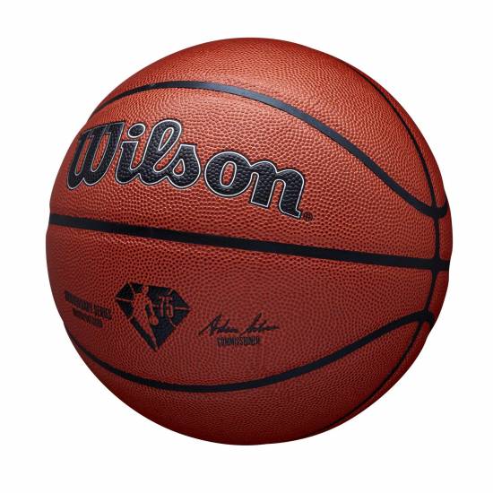 М'яч баскетбольний Wilson NBA 75TH Indoor Outdoor розмір 7 композитна шкіра (WZ2006901XB7)