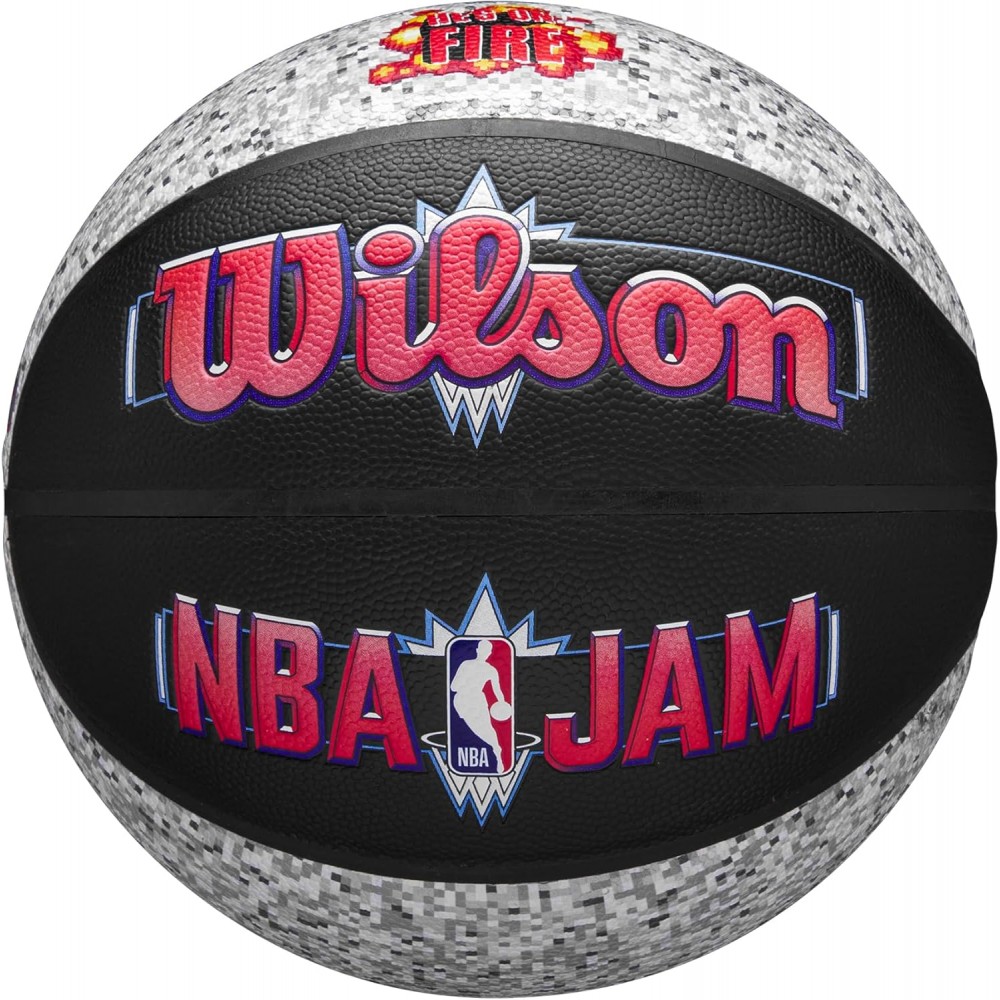 Баскетбольний м’яч Wilson NBA Jam Indoor-Outdoor розмір 7 (WZ2011801XB7) — оригінал