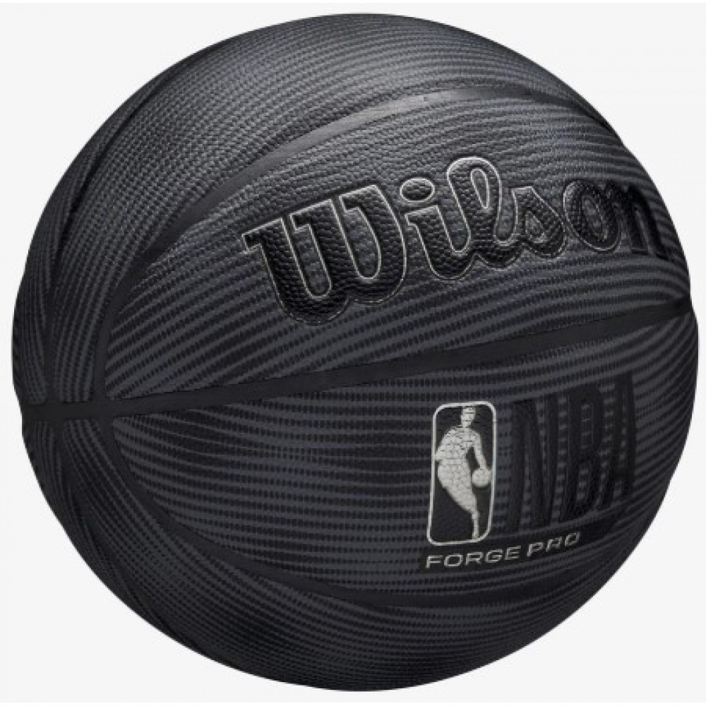 Баскетбольний м’яч Wilson NBA Forge Pro Midnight Indoor/Outdoor Basketball розмір 7 композитна шкіра (WZ2015101XB) — оригінал