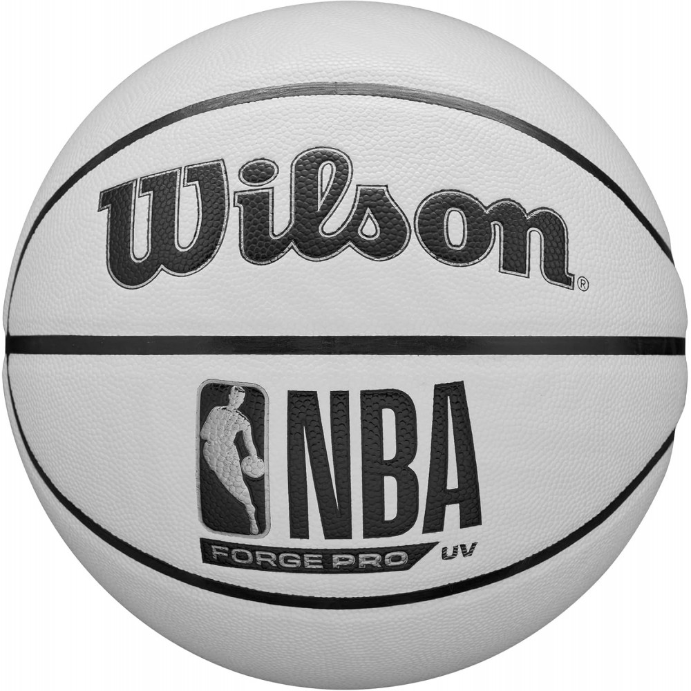 М'яч баскетбольний Wilson NBA Forge Pro UV Indoor-Outdoor Basketball розмір 7 композитна шкіра (WZ2016701XB7)