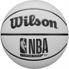 М'яч баскетбольний Wilson NBA Forge Pro UV Indoor-Outdoor Basketball розмір 7 композитна шкіра (WZ2016701XB7)
