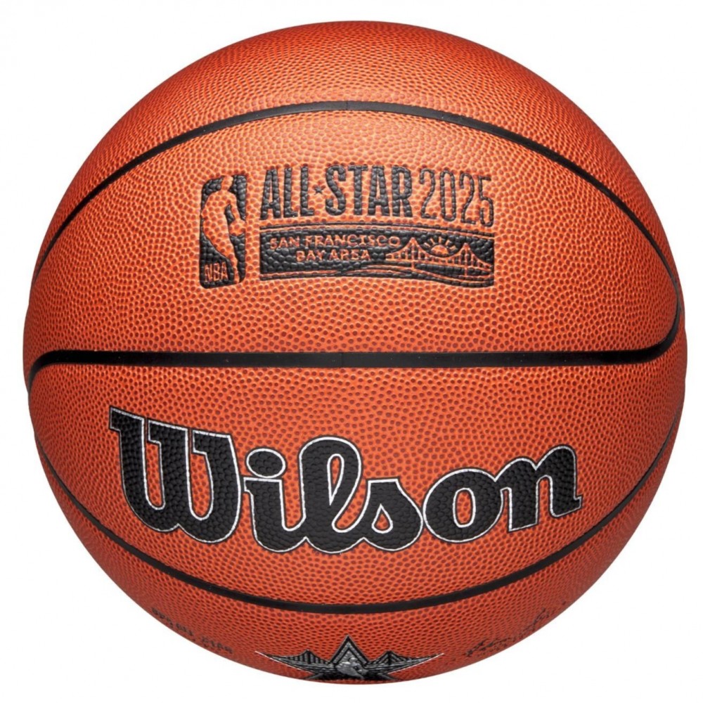 Баскетбольний м'яч Wilson 2025 NBA All-Star R Basketball розмір 7 композитна шкіра оригінал (WZ2022601XB7)