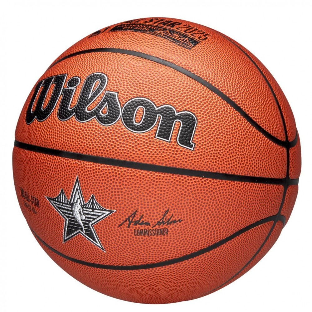 Баскетбольний м'яч Wilson 2025 NBA All-Star R Basketball розмір 7 композитна шкіра оригінал (WZ2022601XB7)