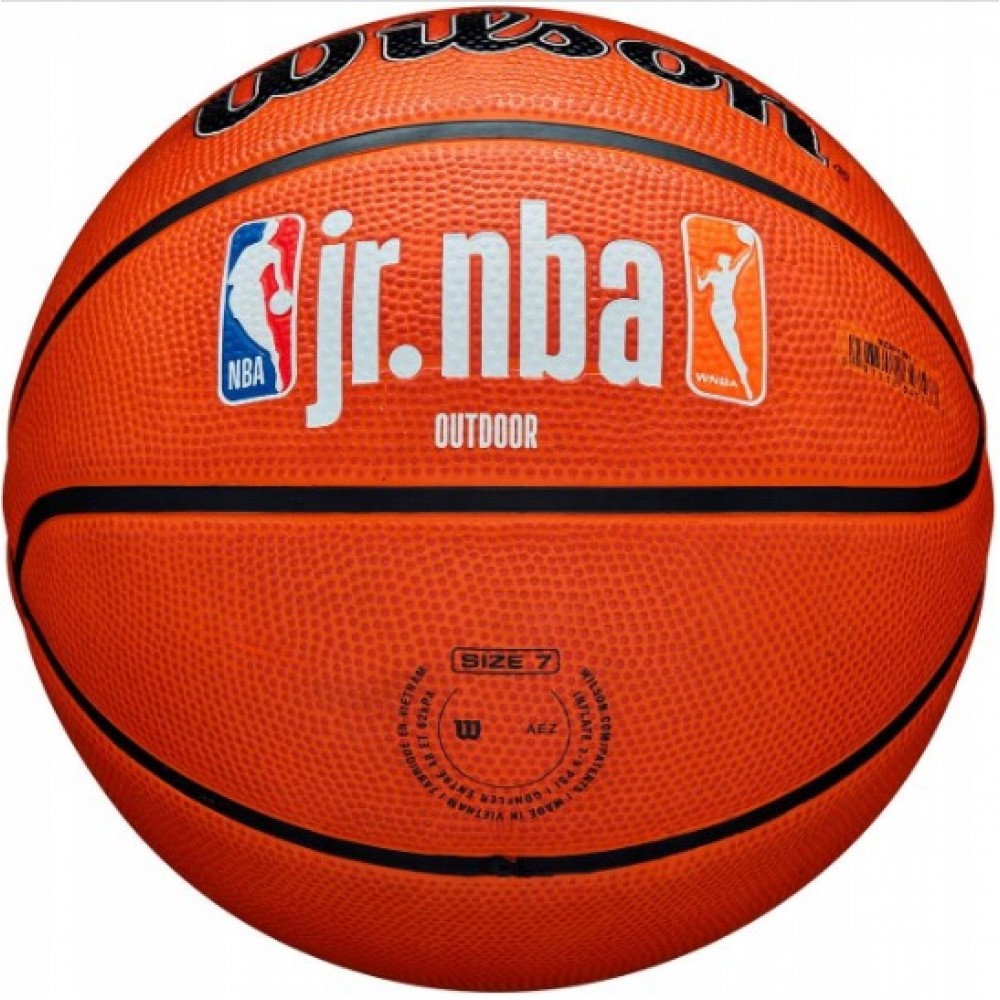 М'яч баскетбольний Wilson Junior NBA Authentic Outdoor розмір 5, 6, 7 гумовий (WZ3011801XB06)