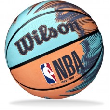 М'яч баскетбольний Wilson NBA DRV Pro Streak Outdoor Basketball розмір 6, 7 гумовий для гри на вулиці-залі (WZ3012501XB6)