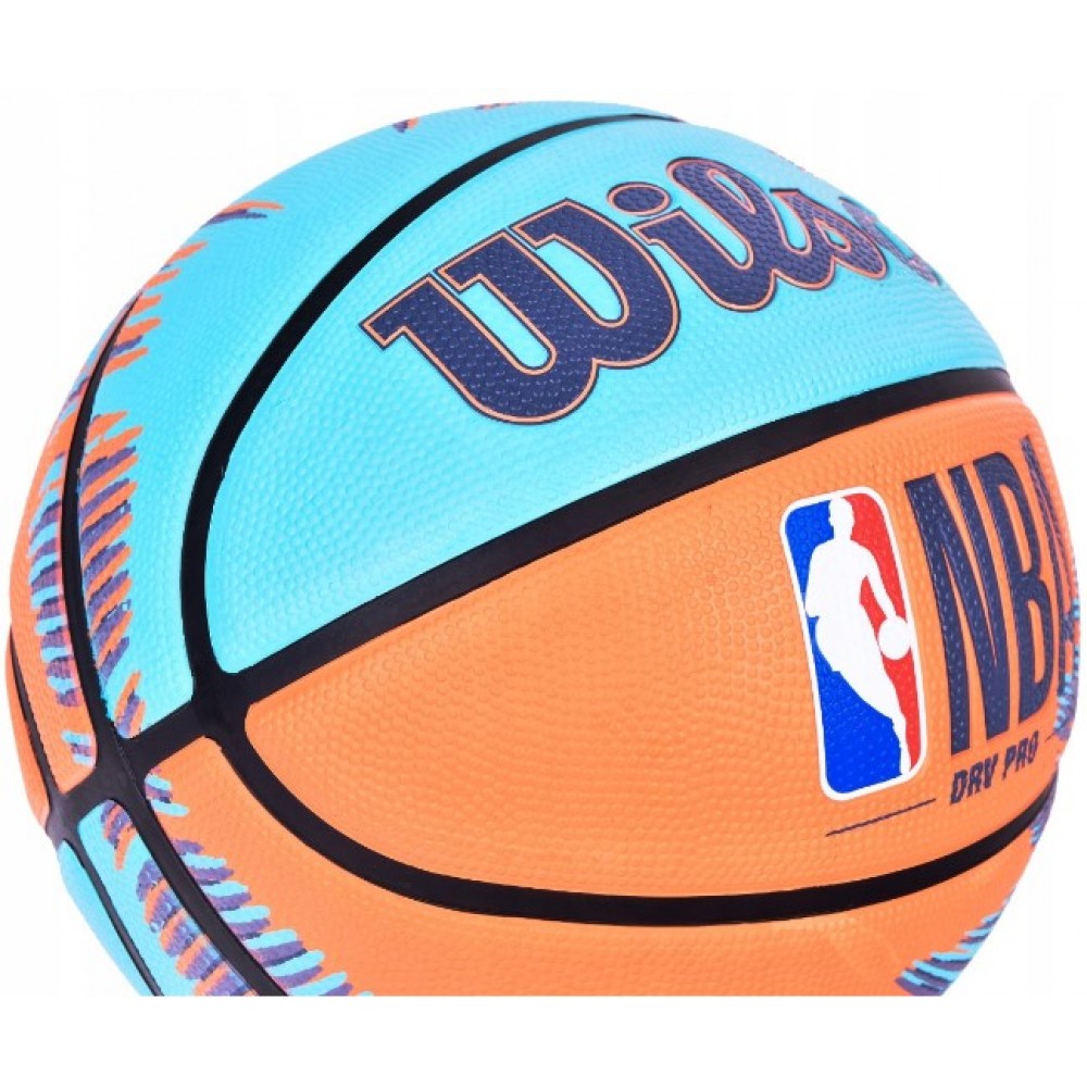 М'яч баскетбольний Wilson NBA DRV Pro Streak Outdoor Basketball розмір 6, 7 гумовий для гри на вулиці-залі (WZ3012501XB6)