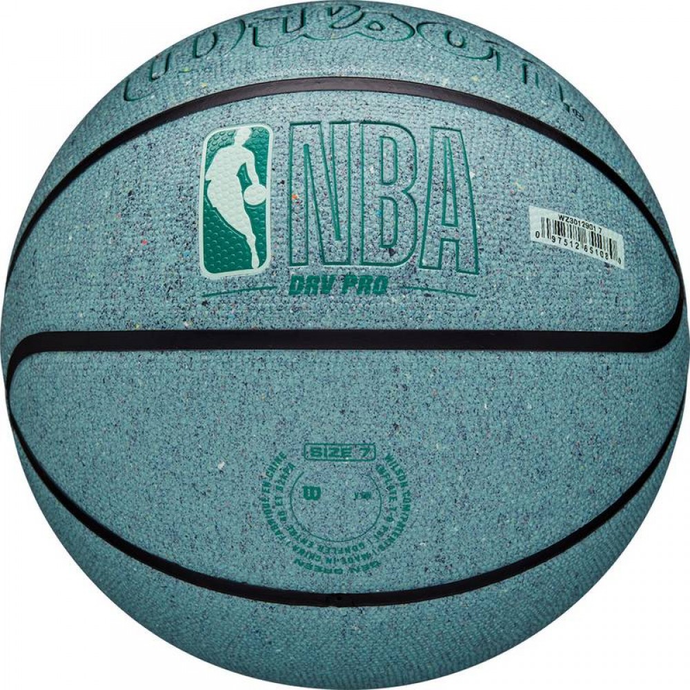 М'яч баскетбольний Wilson NBA DRV Pro Eco розмір 6, 7 гумовий для гри на вулиці (WZ3012901XB7)