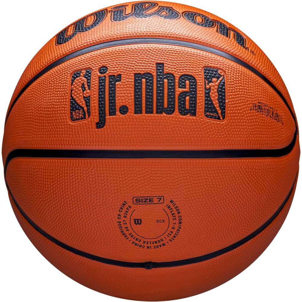 М'яч баскетбольний Wilson Junior NBA Outdoor розмір 5, 6, 7 гумовий (WZ3013001XB5)