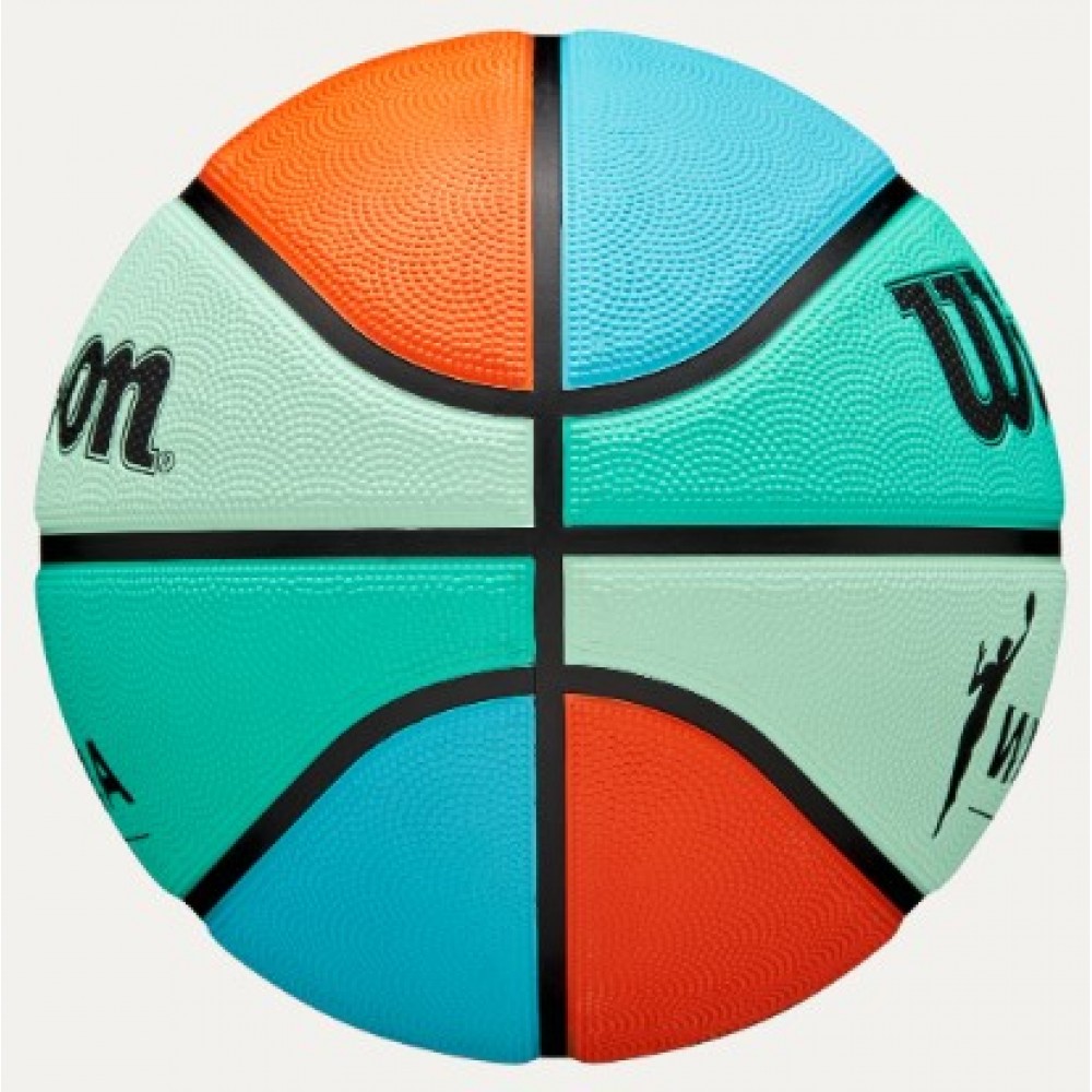 Баскетбольний м'яч Wilson WNBA DRV Bright Outdoor розмір 6 гумовий оригінал (WZ3016801XB6)