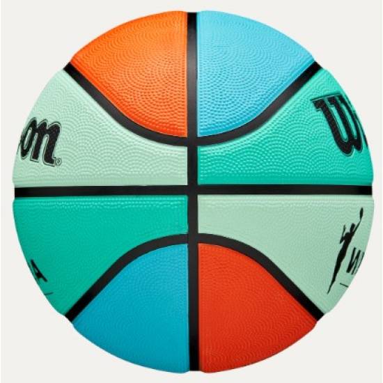 Баскетбольний м'яч Wilson WNBA DRV Bright Outdoor розмір 6 гумовий оригінал (WZ3016801XB6) Баскетбольний м'яч Wilson WNBA DRV Bright Outdoor розмір 6 гумовий оригінал (WZ3016801XB6)