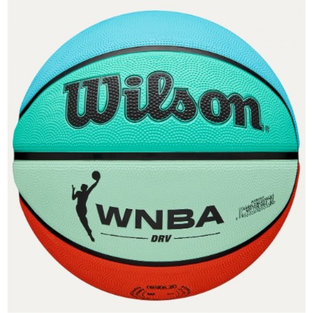 Баскетбольний м'яч Wilson WNBA DRV Bright Outdoor розмір 6 гумовий оригінал (WZ3016801XB6)