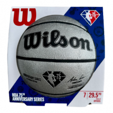 М'яч баскетбольний Wilson NBA 75TH Platinum Edition розмір 7 в подарунковій коробці (WZ4003701XB7.1)