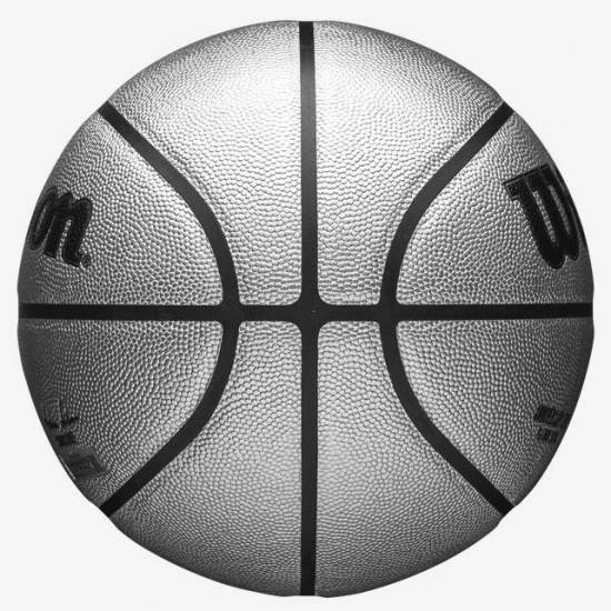 М'яч баскетбольний Wilson NBA 75TH Platinum Edition розмір 7 композитна шкіра (WZ4003701XB7)