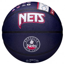 М'яч баскетбольний Wilson NBA Team City Edition Collector Brooklyn Nets розмір 7 композитна шкіра (WZ4003903XB7)