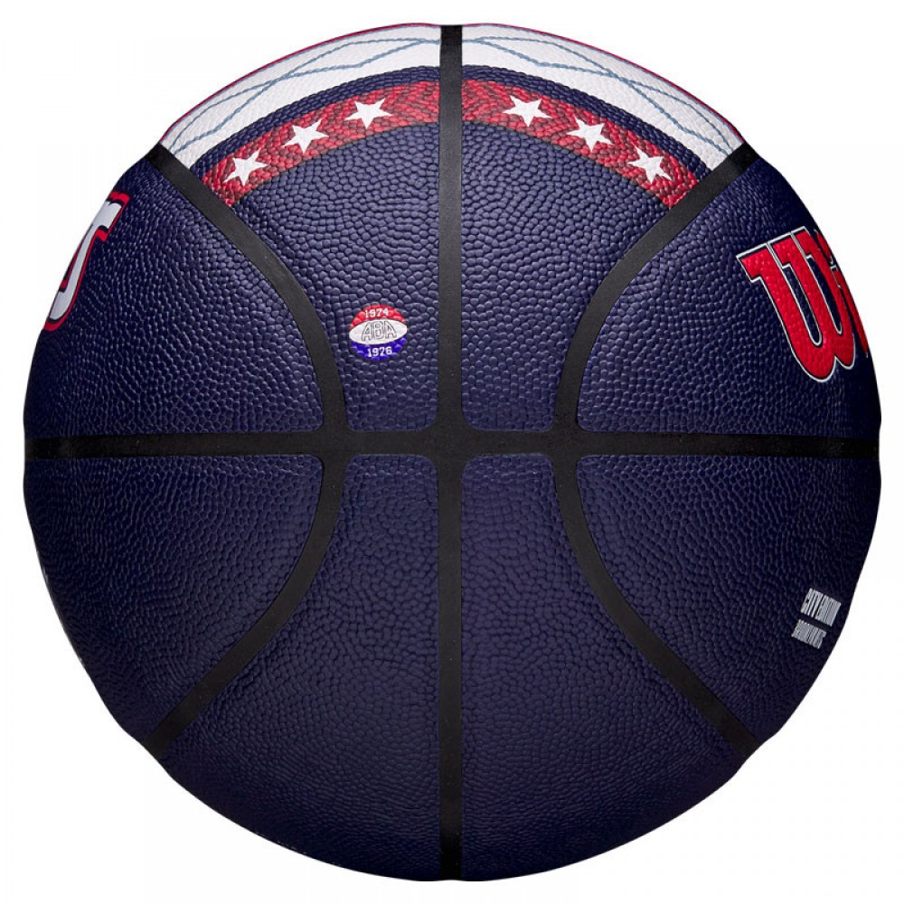 М'яч баскетбольний Wilson NBA Team City Edition Collector Brooklyn Nets розмір 7 композитна шкіра (WZ4003903XB7)