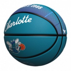 М'яч баскетбольний Wilson NBA Team City Collector Charlotte Hornets розмір 7 композитна шкіра (WZ4003904XB7)
