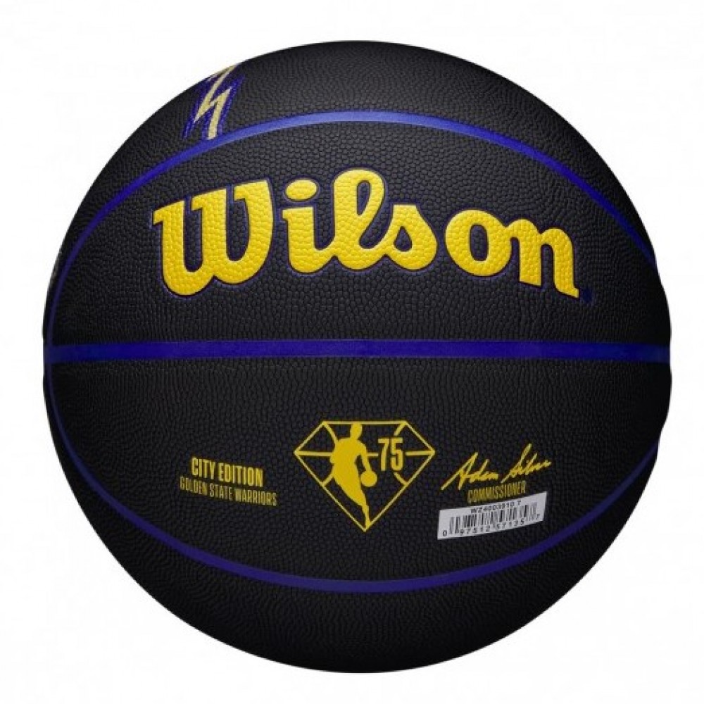 М'яч баскетбольний Wilson NBA Team City Collector Golden State Warriors розмір 7 композитна шкіра (WZ4003910XB7)