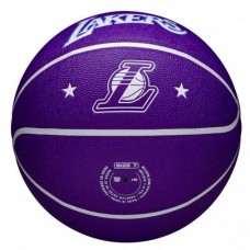 М'яч баскетбольний Wilson NBA Team City Edition Los Angeles Lakers розмір 7 композитна шкіра (WZ4003914XB7)