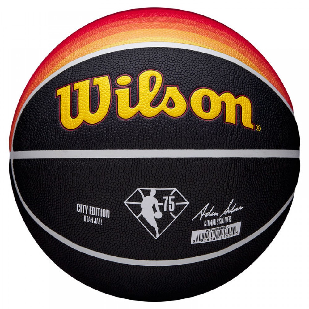 М'яч баскетбольний Wilson NBA Team City Edition Collector Uta Jazz розмір 7 композитна шкіра (WZ4003929XB7)