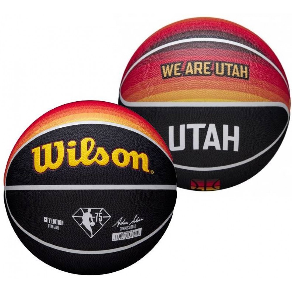 М'яч баскетбольний Wilson NBA Team City Edition Collector Uta Jazz розмір 7 композитна шкіра (WZ4003929XB7)