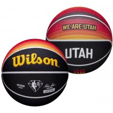 М'яч баскетбольний Wilson NBA Team City Edition Collector Uta Jazz розмір 7 композитна шкіра (WZ4003929XB7)