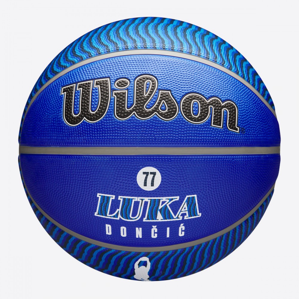 М'яч баскетбольний Wilson NBA Player Icon Luka Doncic Outdoor розмір 7 гумовий (WZ4006401XB7)