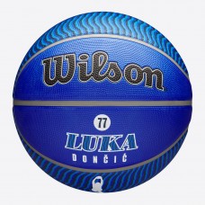 М'яч баскетбольний Wilson NBA Player Icon Luka Doncic Outdoor розмір 7 гумовий (WZ4006401XB7)