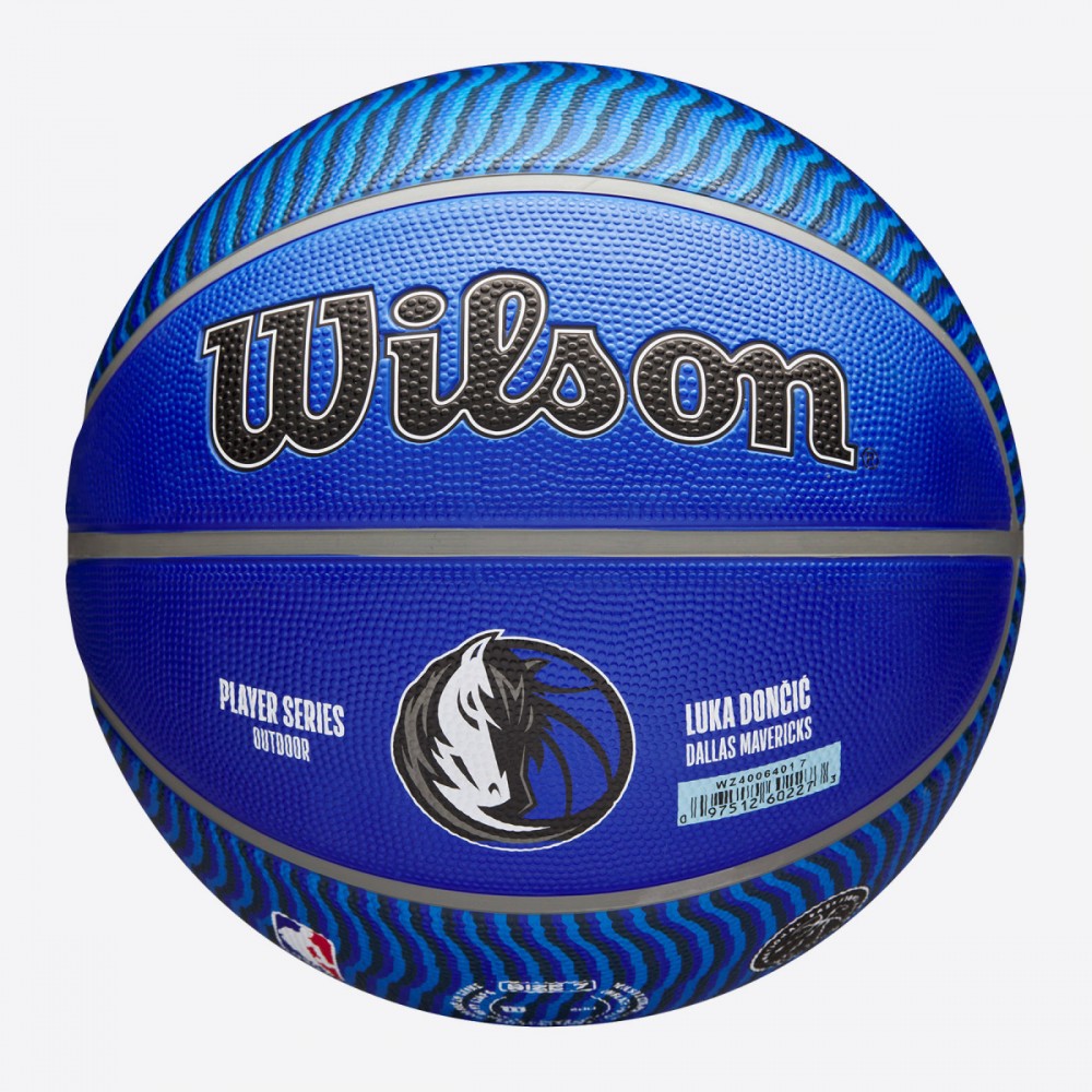 М'яч баскетбольний Wilson NBA Player Icon Luka Doncic Outdoor розмір 7 гумовий (WZ4006401XB7)