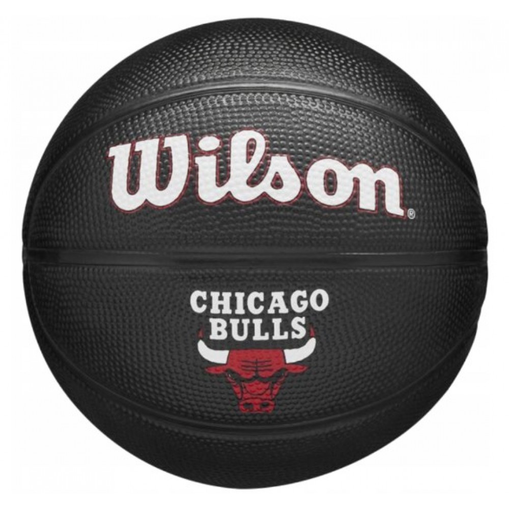Міні-м'яч баскетбольний Wilson Mini Chicago Bulls розмір 3 (WZ4017602XB03)