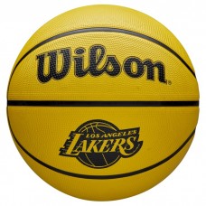 Баскетбольний м'яч Wilson NBA Los Angeles Lakers Outdoor розмір 7 гумовий (WZ4025414XB)