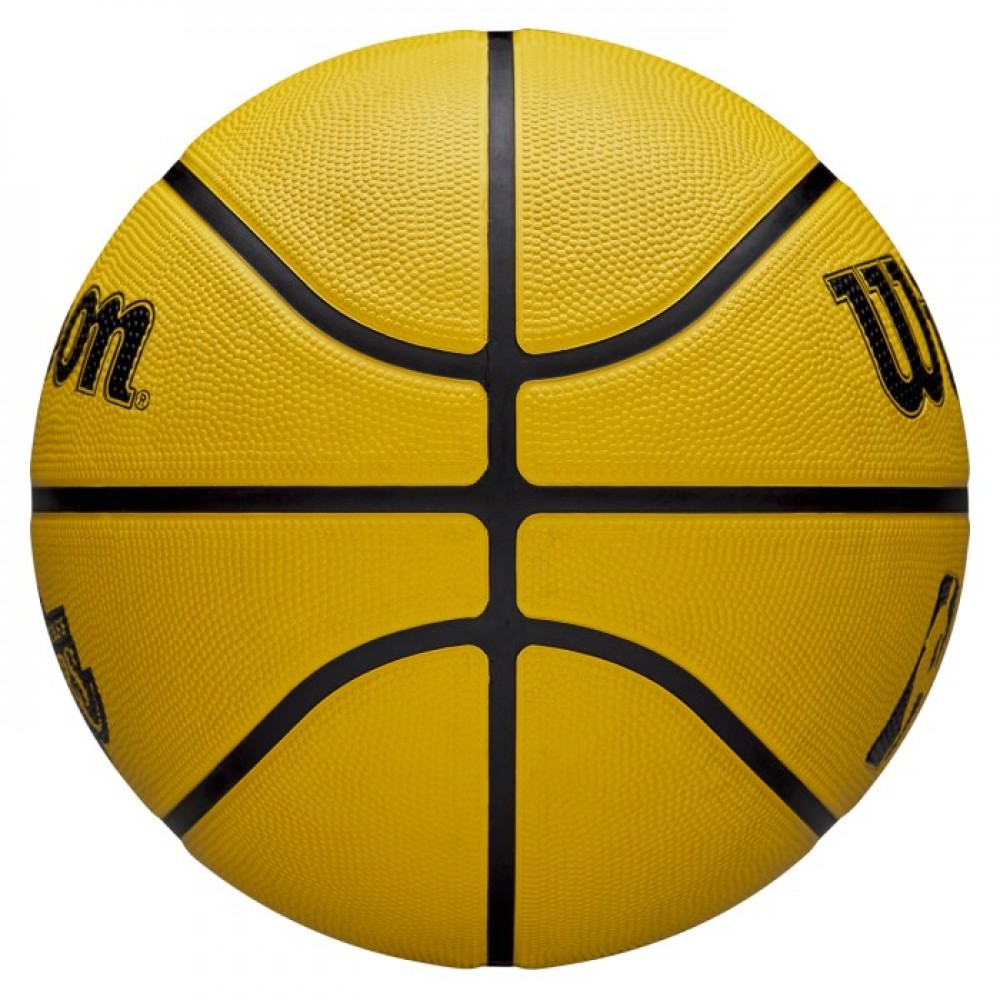 Баскетбольний м’яч Wilson NBA Los Angeles Lakers Outdoor р.7 гумовий (WZ4025414XB) — оригінал