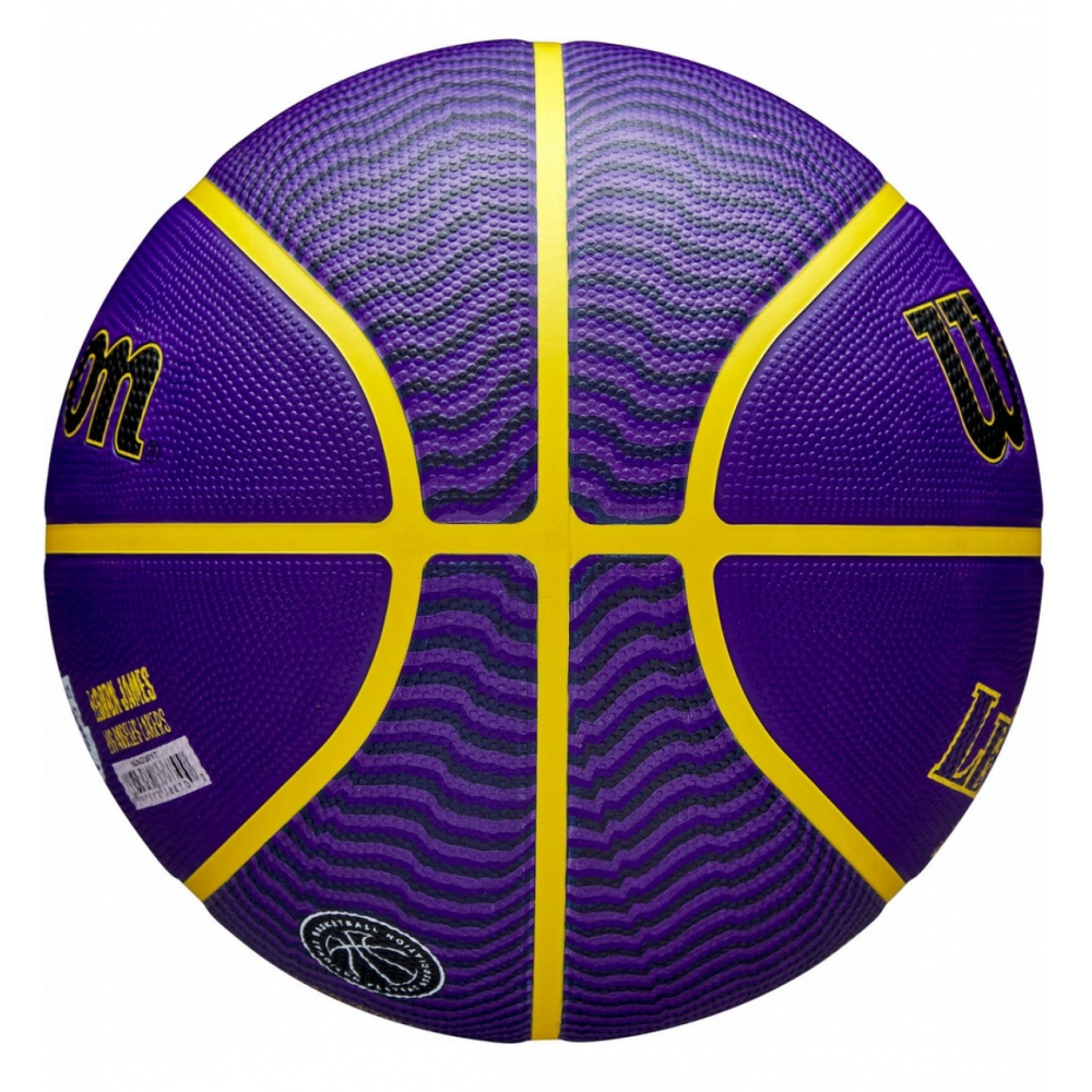 Баскетбольний м'яч Wilson NBA Player Icon Lebron James Outdoor розмір 7 гумовий оригінал (WZ4027601XB)
