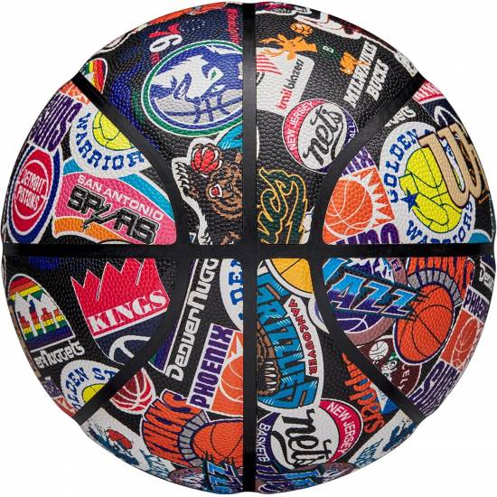 Баскетбольний м'яч Wilson NBA All Team Retro Basketball розмір 7 композитна шкіра оригінал (WZ4028501XB7) Баскетбольний м'яч Wilson NBA All Team Retro Basketball розмір 7 композитна шкіра оригінал (WZ4028501XB7)