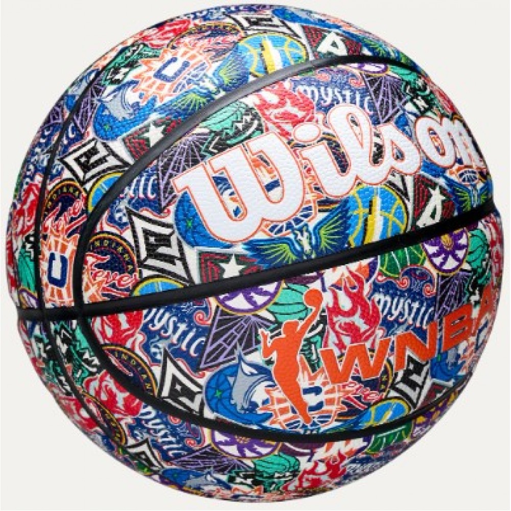 Баскетбольний м’яч Wilson WNBA All Team Retro Basketball розмір 6 композитна шкіра (WZ4033301XB) — оригінал