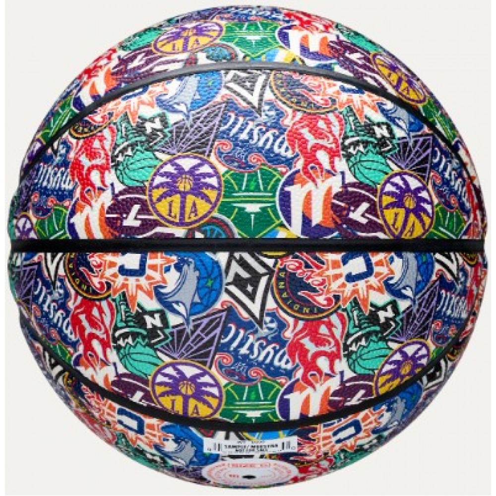 Баскетбольний м’яч Wilson WNBA All Team Retro Basketball розмір 6 композитна шкіра (WZ4033301XB) — оригінал