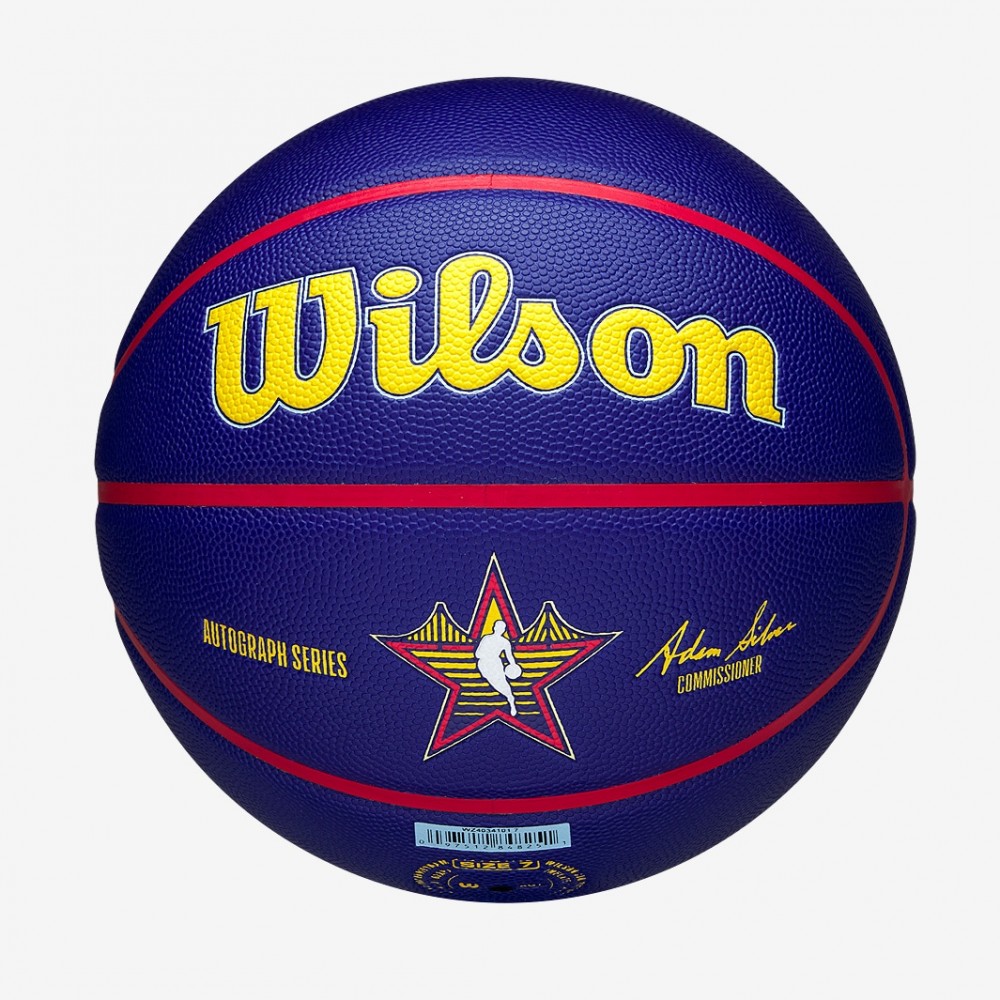 М'яч баскетбольний для афтографів Wilson NBA Team All Star Autographe розмір 7 сувенірний (WZ4034101XB7)