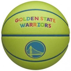 Баскетбольний м'яч Wilson NBA Team Neon Golden State Warriors розмір 7 композитна шкіра оригінал (WZ4037403XB)