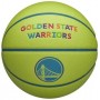 Баскетбольний м’яч Wilson NBA Team Neon Golden State Warriors розмір 7 композитна шкіра (WZ4037403XB — оригінал