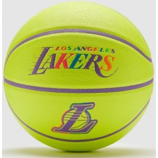 Баскетбольний м'яч Wilson NBA Team Neon Lakers розмір 7 композитна шкіра оригінал (WZ4037404XB)