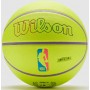 Баскетбольний м’яч Wilson NBA Team Neon Lakers розмір 7 композитна шкіра (WZ4037404XB) — оригінал